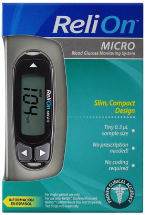 Wal-Mart ReliOn Confirm Glucometers image photo picture